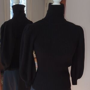 Zara Black Cowl Neck Sweater